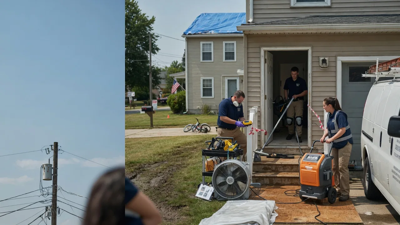 Water Damage Repair in Cleves, OH near me